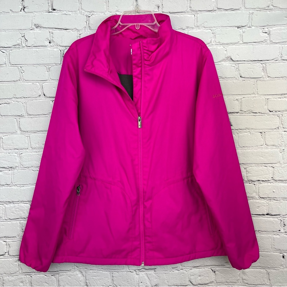 Columbia Omni-Shield Lightweight Zip Up Fleece-Lined Jacket Sz XL
